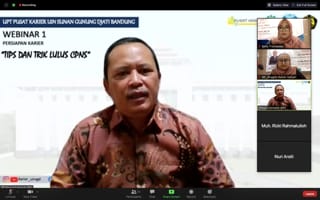 Pusat Karier UIN Sunan Gunung Djati Bandung Gelar Seri Webinar Seminar Persiapan Kerja Tips dan Trik Lulus Ujian Masuk CPNS