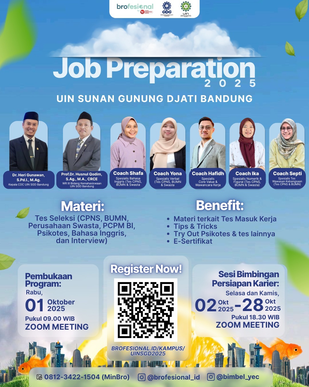 Bekali Mahasiswa Hadapi Dunia Kerja, UIN Sunan Gunung Djati Bandung Gelar Job Preparation 2025