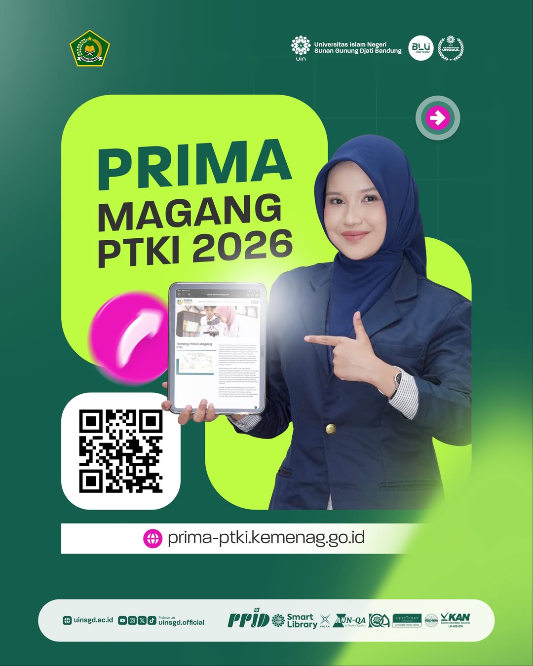 Baru 25,5 Persen Target Tercapai, UIN Bandung Ajak Mahasiswa Manfaatkan Peluang PRIMA Magang PTKI 2026