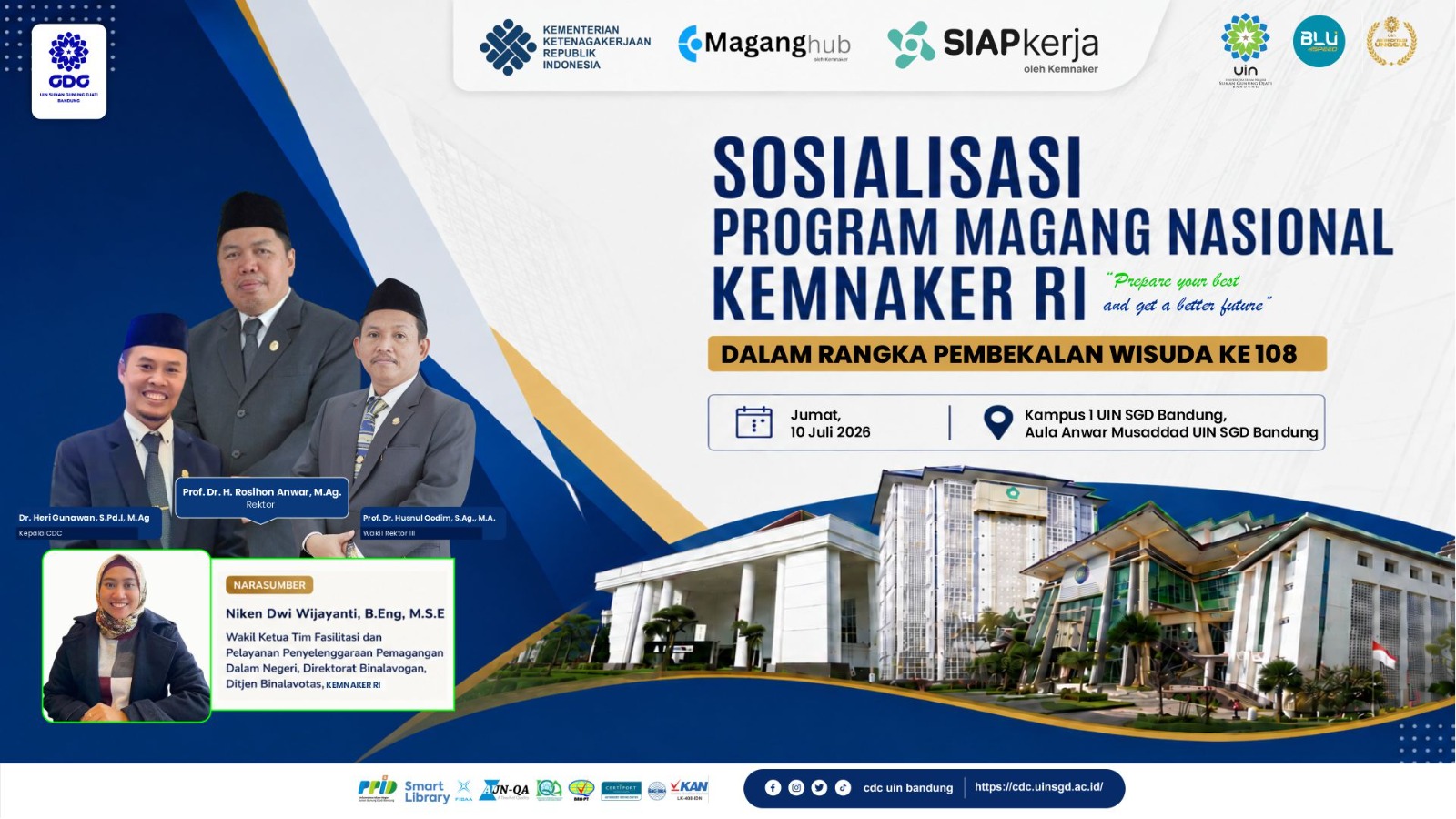 Program Magang Nasional Jadi Strategi UIN Bandung Tingkatkan Serapan Lulusan ke Dunia Kerja